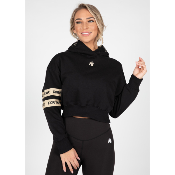Худи Tracey Cropped Hoodie Black