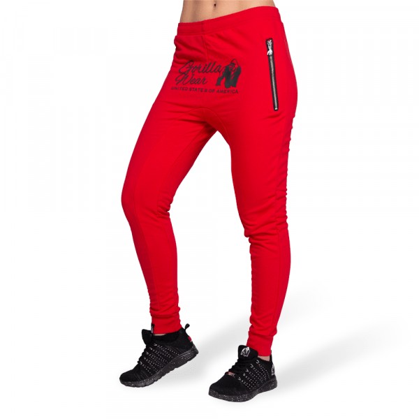 Брюки Celina Drop Crotch Joggers  Red