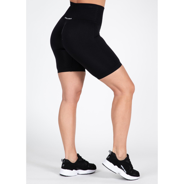 Quincy Seamless Cycling Shorts Black 