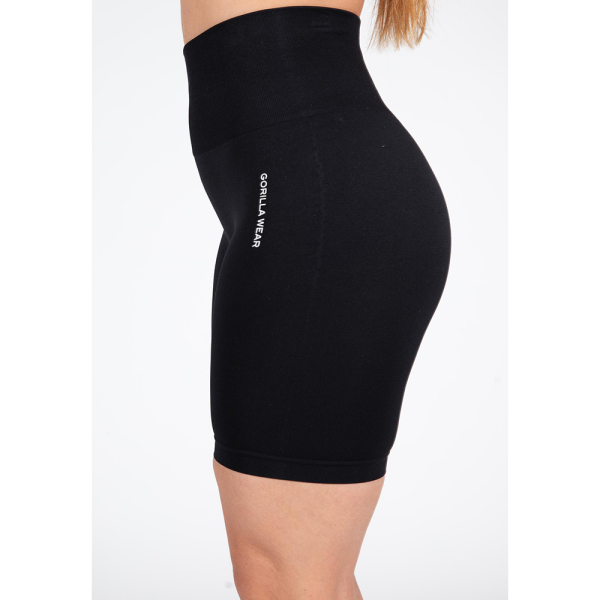 Quincy Seamless Cycling Shorts Black 