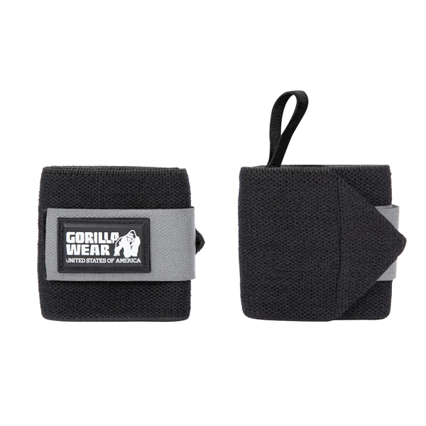 Кистевые бинты Wrist Wraps BASIC Black/Gray