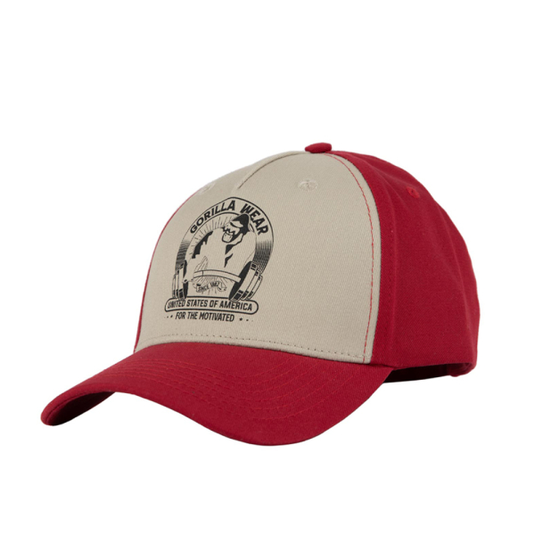 Бейсболка Buckley Cap Red/Beige