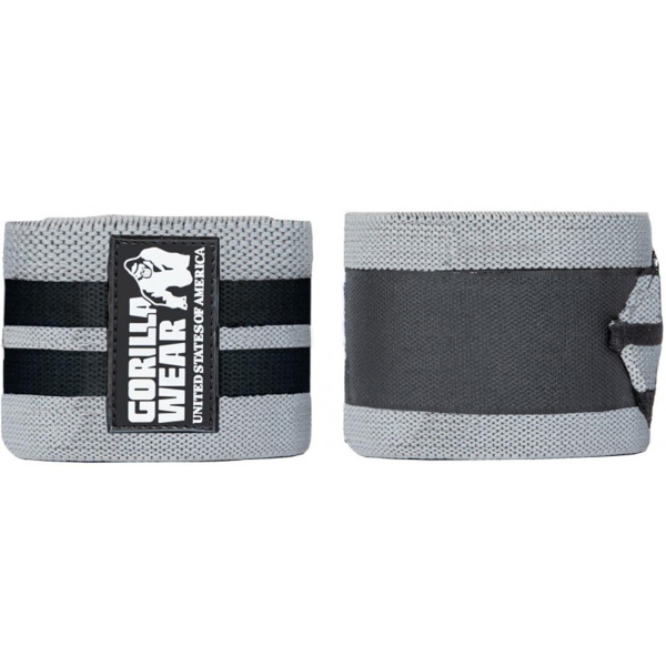 Коленные бинты Knee Wraps 2,5 м. Gray/Black