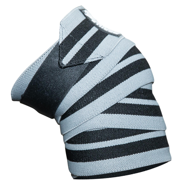 Knee Wraps Gray/Black 2,5 м