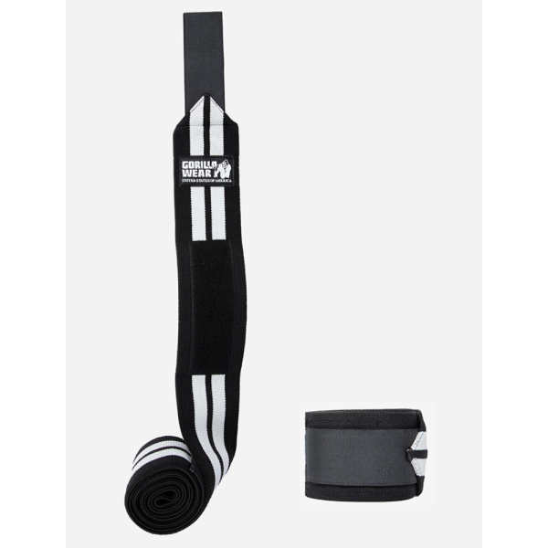 Knee Wraps Black/White 2 м