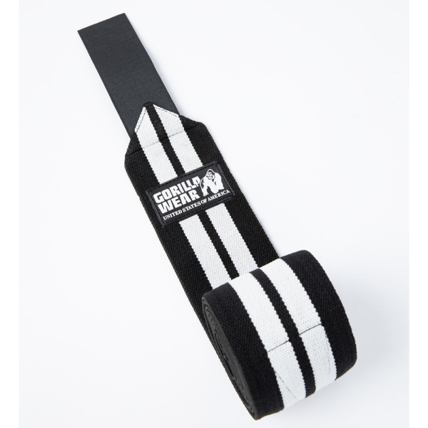 Knee Wraps Black/White 2 м