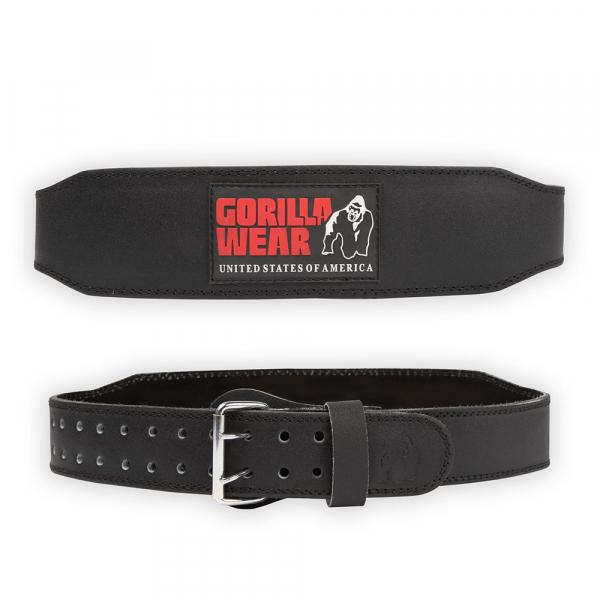 Пояс Gorilla Wear 4 Inch Padded Leather Lifting Belt Black/Red