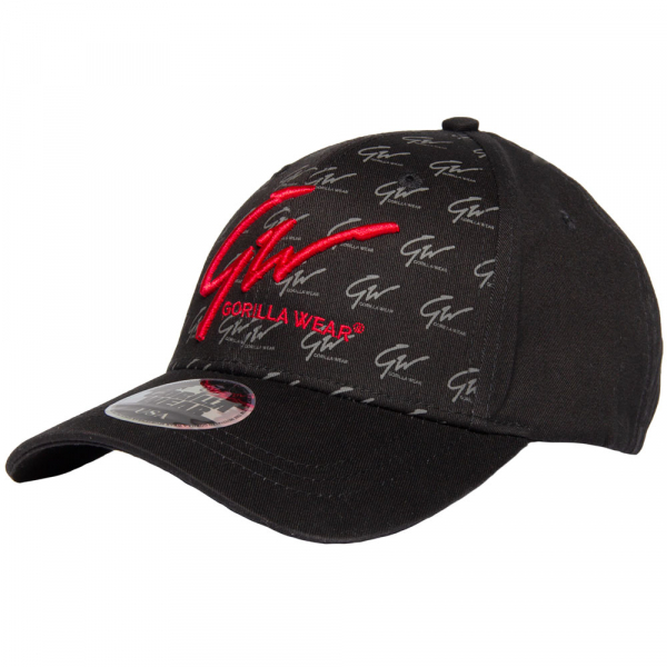 Бейсболка Julian Cap Black/Red