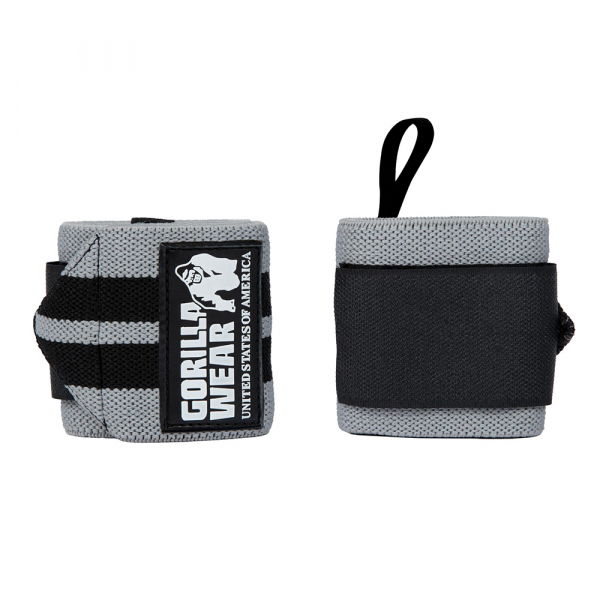 Кистевые бинты Wrist Wraps PRO Gray/Black