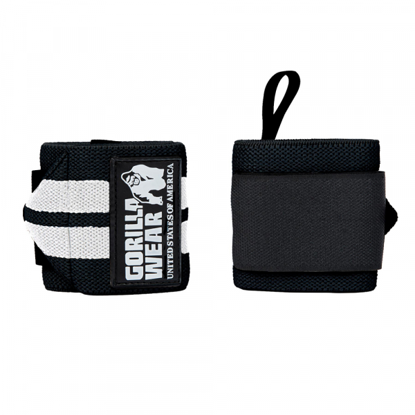 Кистевые бинты Wrist Wraps PRO  White/Black