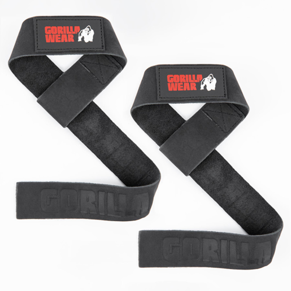 Лямки Leather Lifting Straps Black