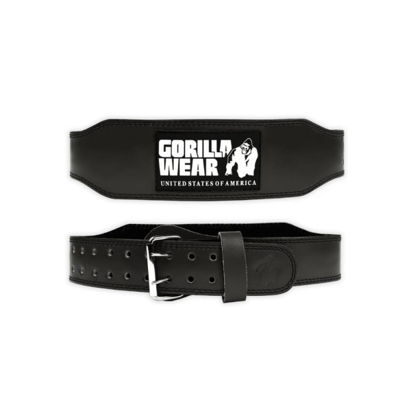 Пояс Gorilla Wear 4 Inch Padded Leather Lifting Belt Anthracite
