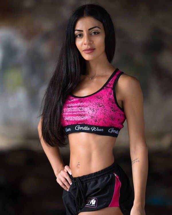 Топ Hanna Sports Bra Black/Pink 