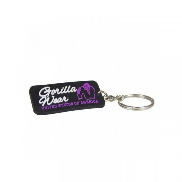 Брелок GW Rubber Women Logo Keychain Black/Purple